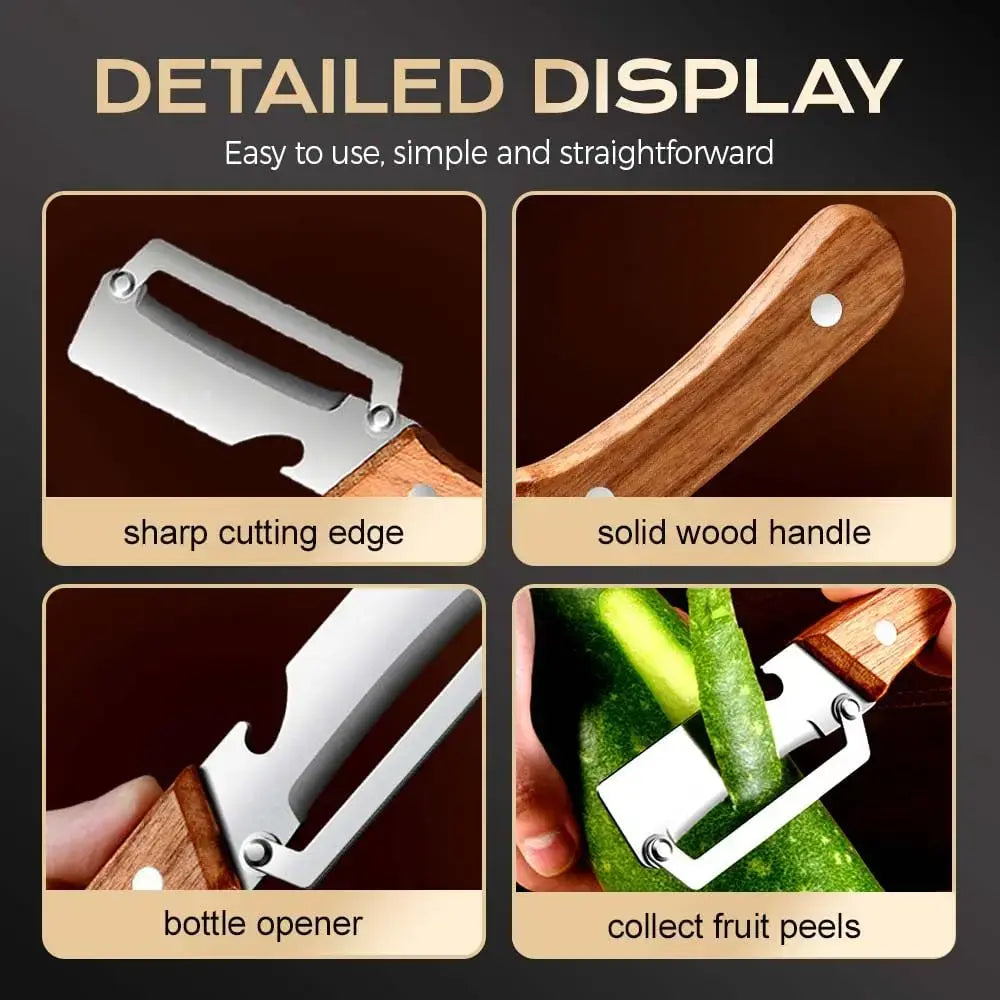💥Buy 1, Get 1 FREE: Buy Premium Peeler,🏆 Get Scallion Shredder FREE!