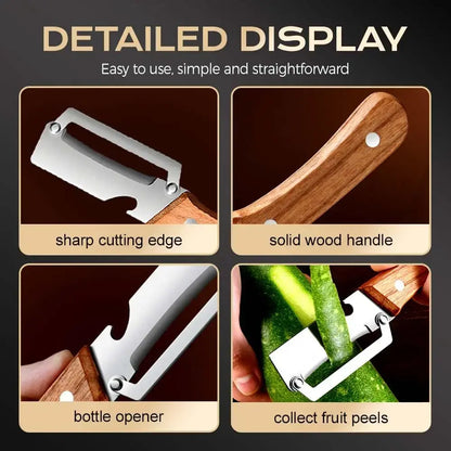 💥Buy 1, Get 1 FREE: Buy Premium Peeler,🏆 Get Scallion Shredder FREE!