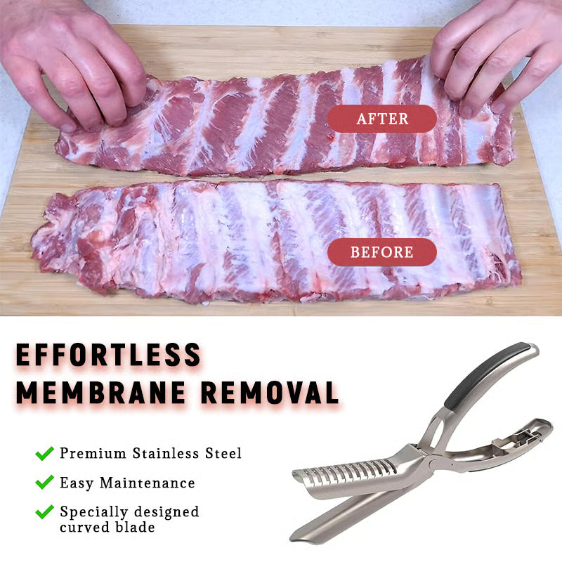 🥩Rib Prep Pro | One-Pull Membrane Remover for Effortless BBQ