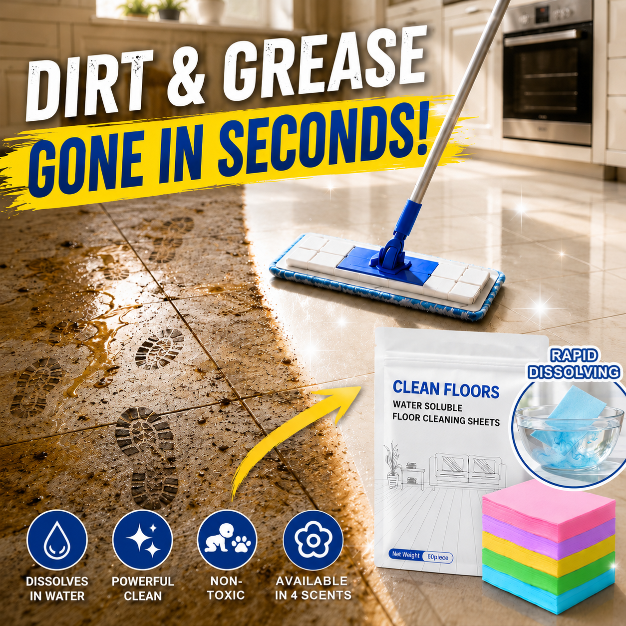 Vruuxarny™ 4-in-1 Cleaning Sheets