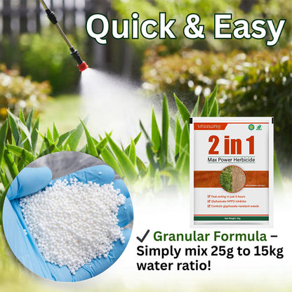 🌟 Official Store |🌿Hot Sale - 49% OFF🔥 2-in-1 Maximum Power HerbicideWipe Out Weeds in 6 Hours