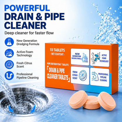 💥Vruuxarny™ 4-in-1 Active Foam Drain & Pipe Cleaner Tablets