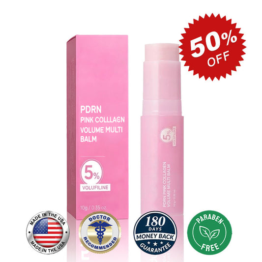 [BUY 1 GET 1 FREE] PDRN Pink Collagen Volume Multi Balm – 5% Volufiline Instant Plumping Stick