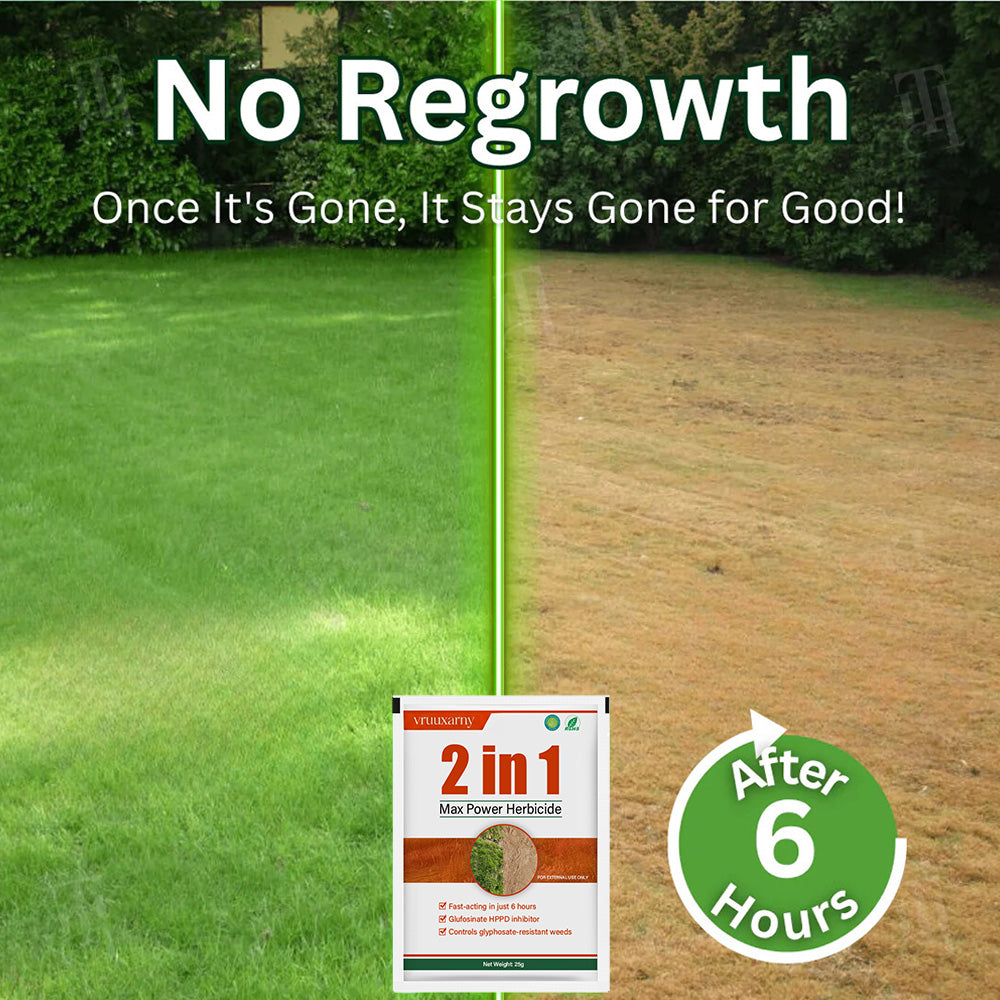 🌟 Official Store |🌿Hot Sale - 49% OFF🔥 2-in-1 Maximum Power HerbicideWipe Out Weeds in 6 Hours