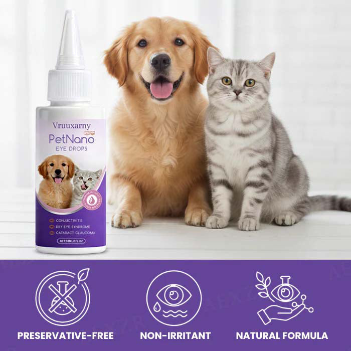 🔥 [Buy 2 Get 1 FREE] Pet Eye Drops - Tear Stain & Dry Eye Relief