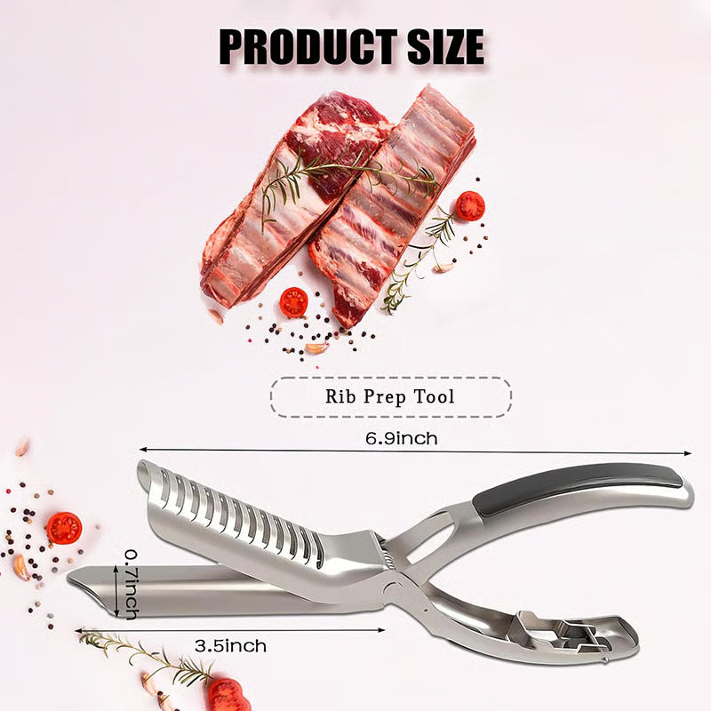 🥩Rib Prep Pro | One-Pull Membrane Remover for Effortless BBQ