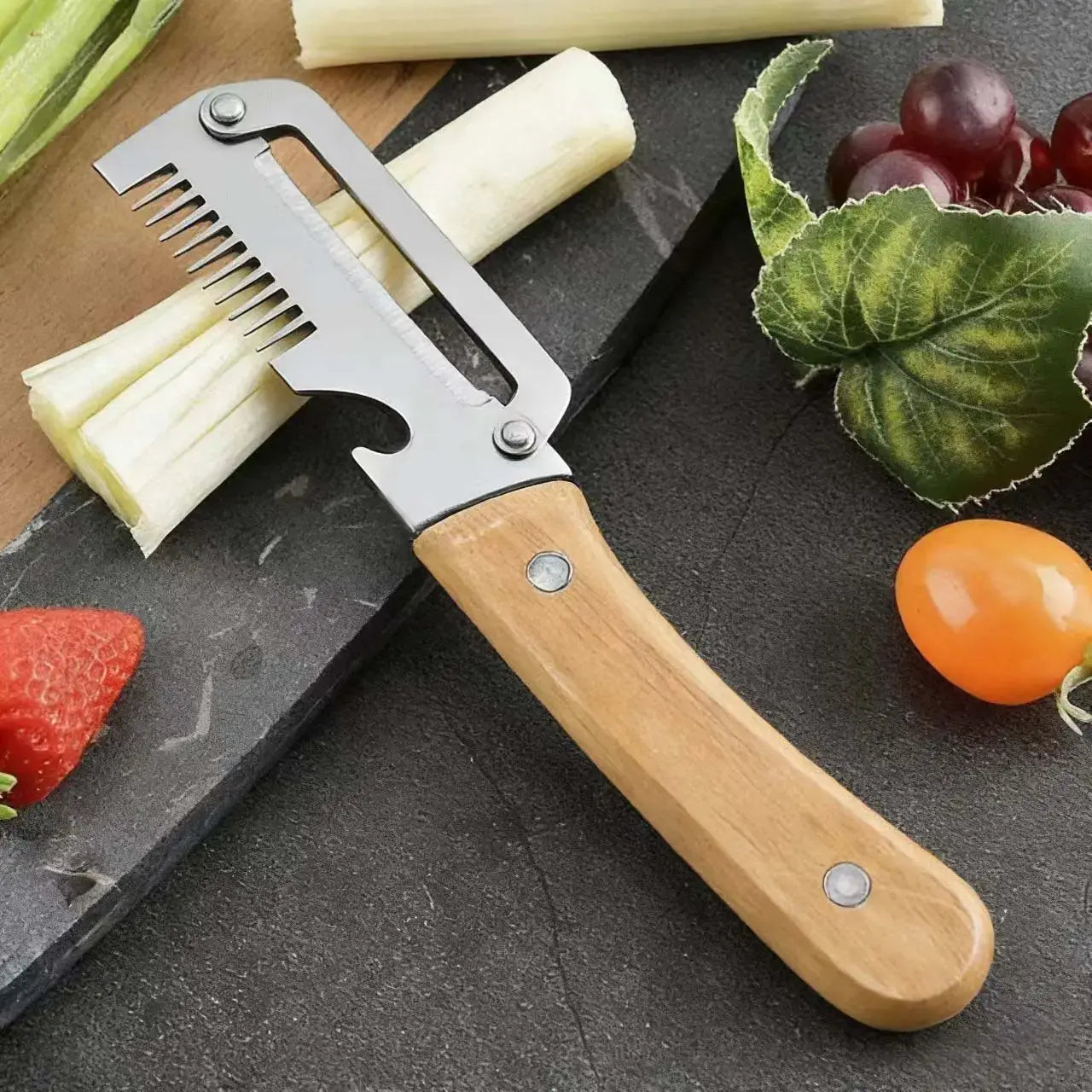 💥Buy 1, Get 1 FREE: Buy Premium Peeler,🏆 Get Scallion Shredder FREE!