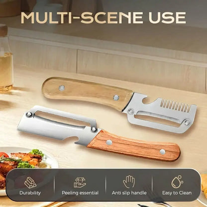 💥Buy 1, Get 1 FREE: Buy Premium Peeler,🏆 Get Scallion Shredder FREE!