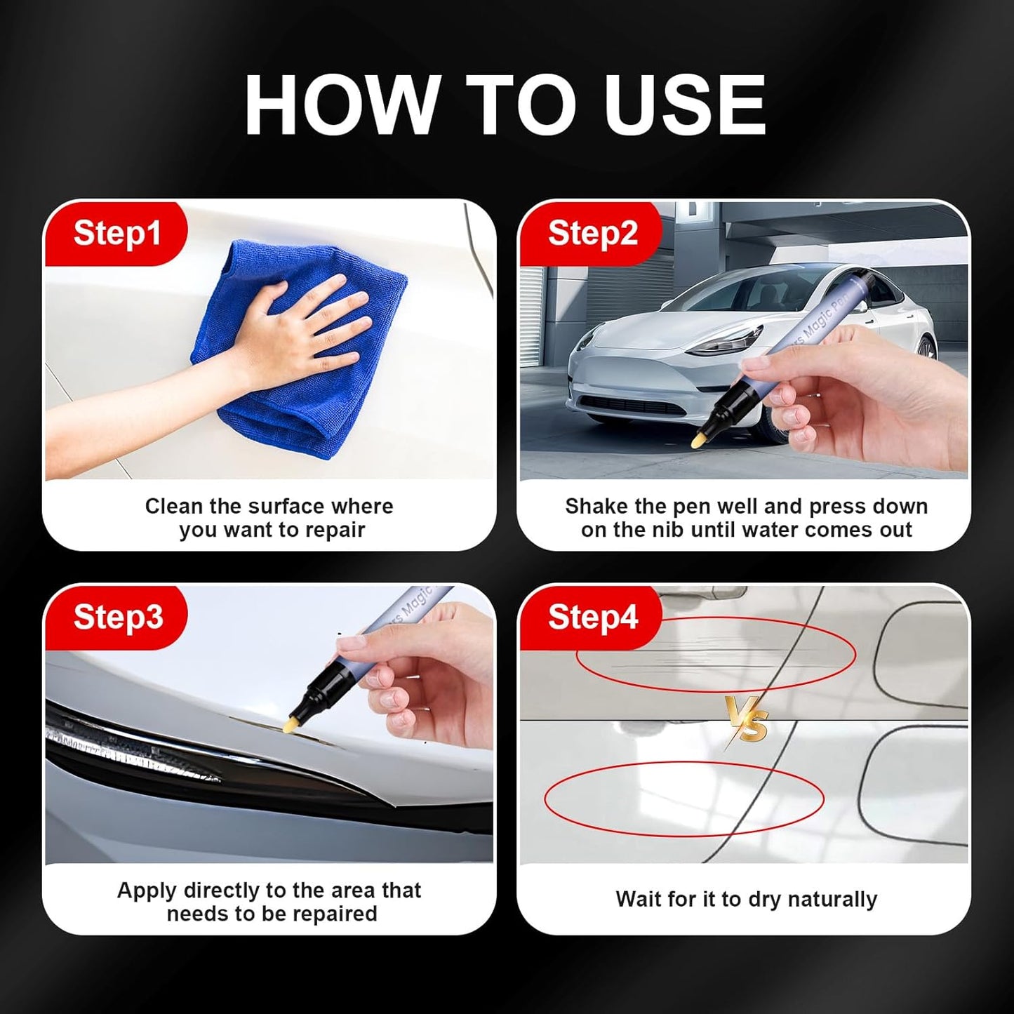 💸Instant Auto Scratch Eraser: Save Hundreds on Body Shop Repairs! (Works on All Colors)