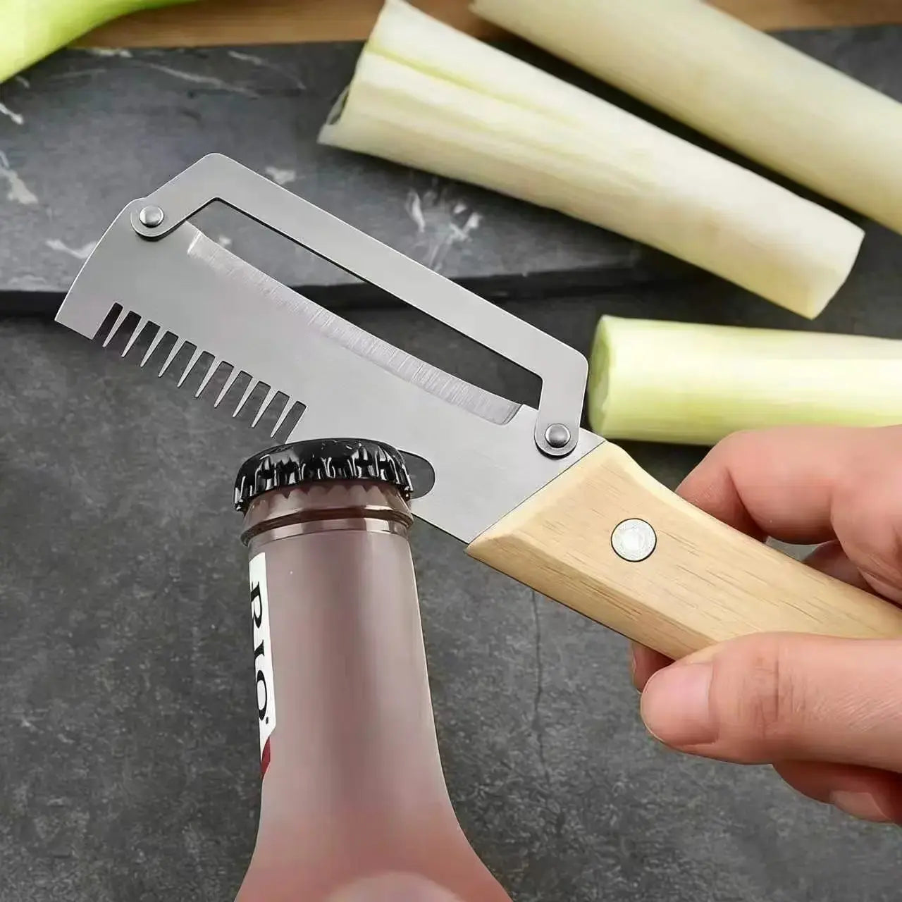 💥Buy 1, Get 1 FREE: Buy Premium Peeler,🏆 Get Scallion Shredder FREE!