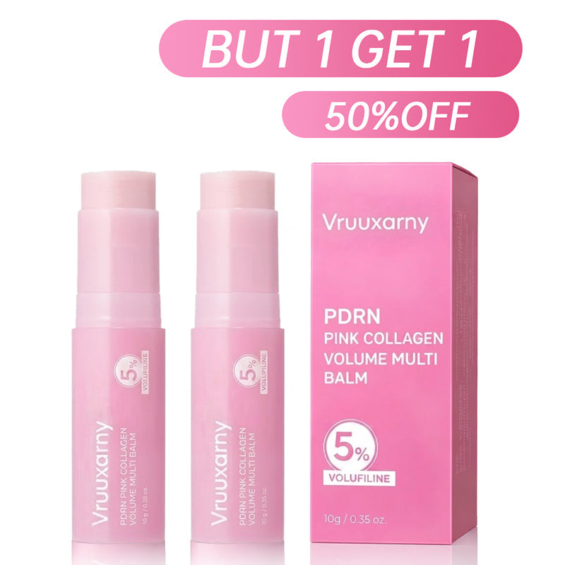 [BUY 1 GET 1 FREE] PDRN Pink Collagen Volume Multi Balm – 5% Volufiline Instant Plumping Stick