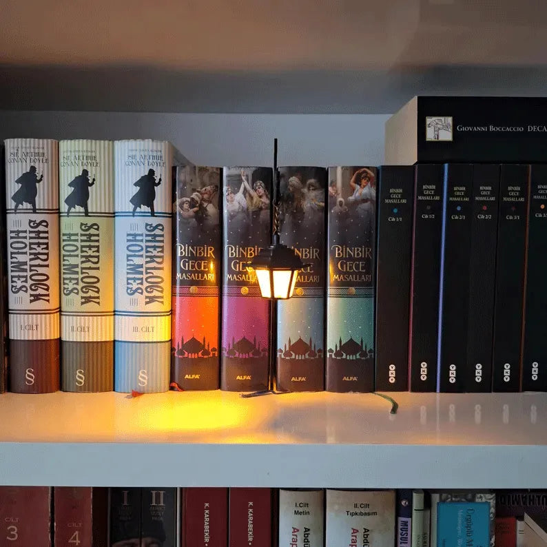 🔥LAST DAY 40% OFF - Library Lantern-Decorative Bookshelf Lighting