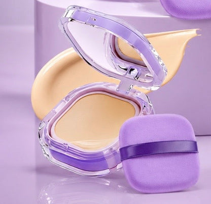 🔥3D Sculpting Crystal Concealer Cushion - Full Coverage Contour & Highlight Compact