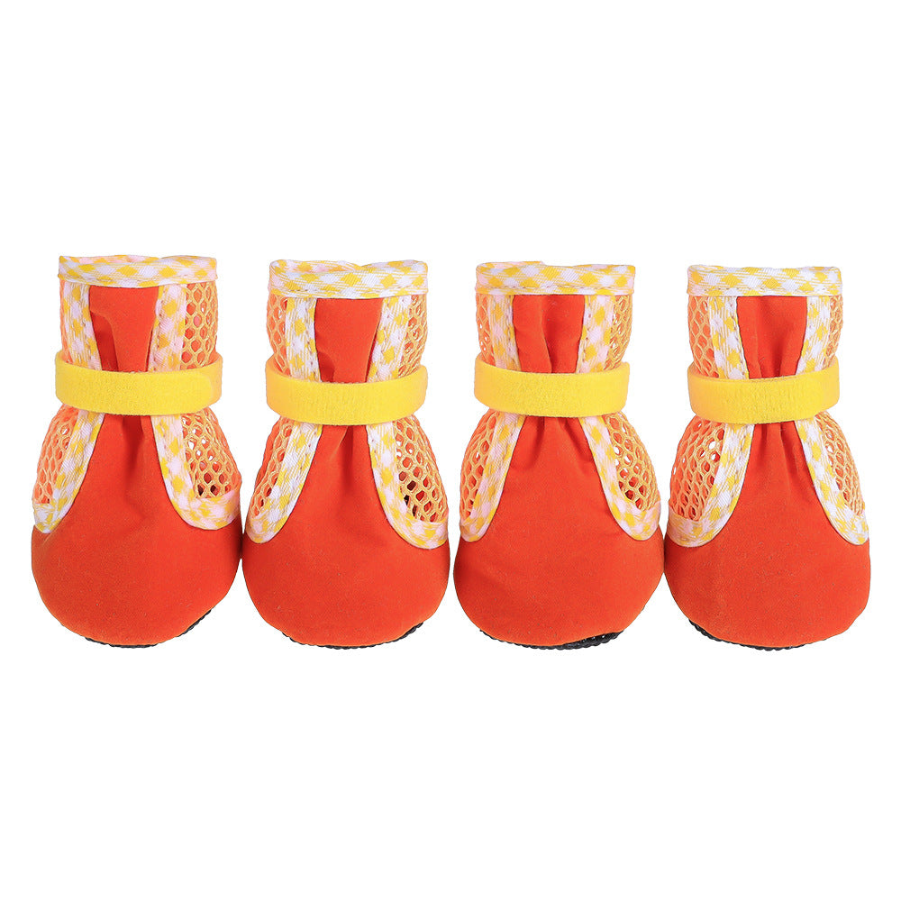 Breathable Anti-Slip Pet Mesh Shoes