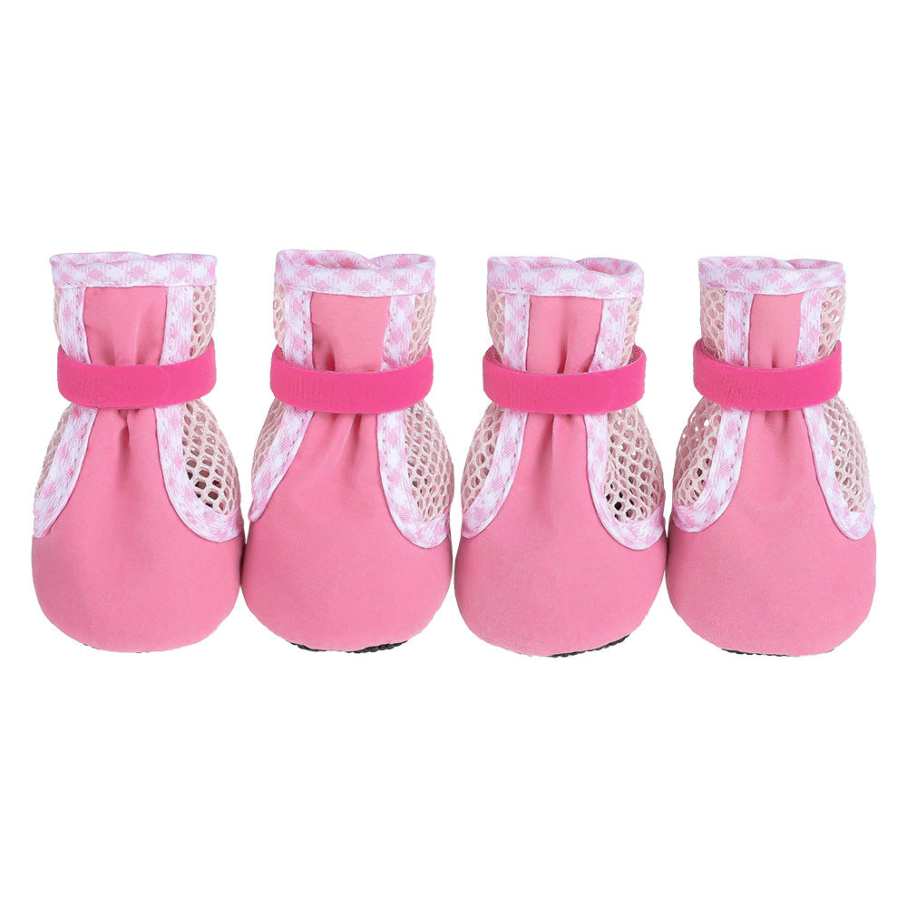 Breathable Anti-Slip Pet Mesh Shoes