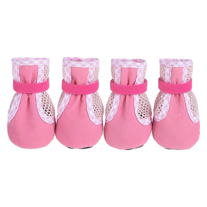 Breathable Anti-Slip Pet Mesh Shoes
