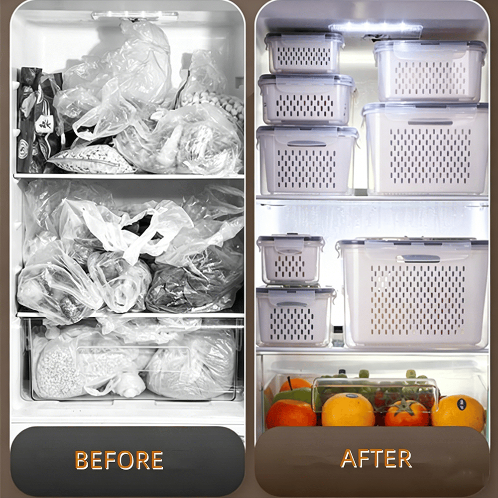 👉 🔥 [50% OFF] Stop Wasting Expensive Fruits! 3-in-1 Wash, Drain & Store Container