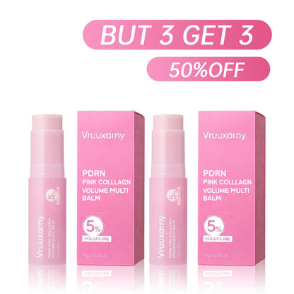 [BUY 1 GET 1 FREE] PDRN Pink Collagen Volume Multi Balm – 5% Volufiline Instant Plumping Stick