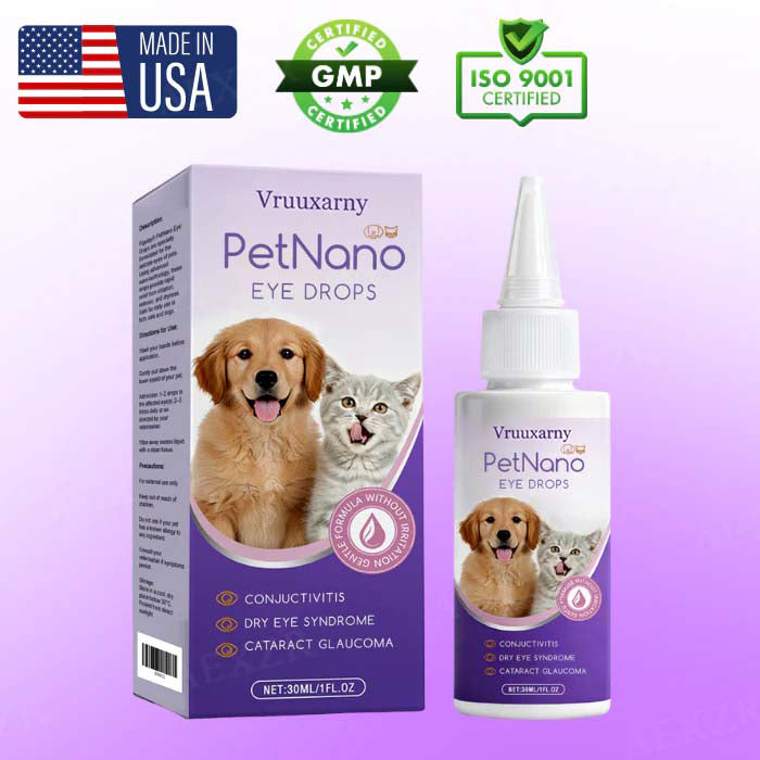 🔥 [Buy 2 Get 1 FREE] Pet Eye Drops - Tear Stain & Dry Eye Relief