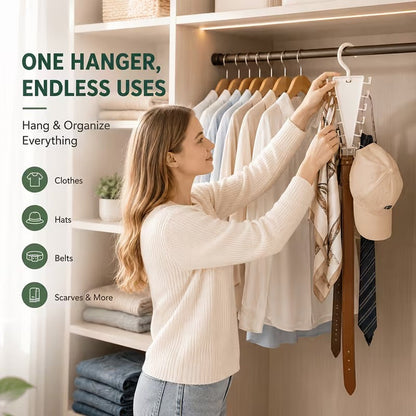 Ultimate Closet Space Saver: Multi-Hook Umbrella Hanger Rack