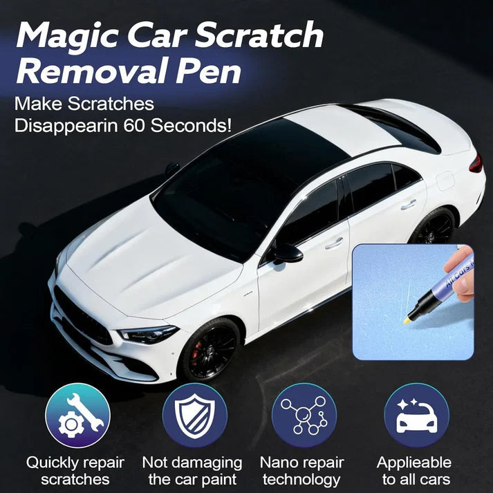 💸Instant Auto Scratch Eraser: Save Hundreds on Body Shop Repairs! (Works on All Colors)