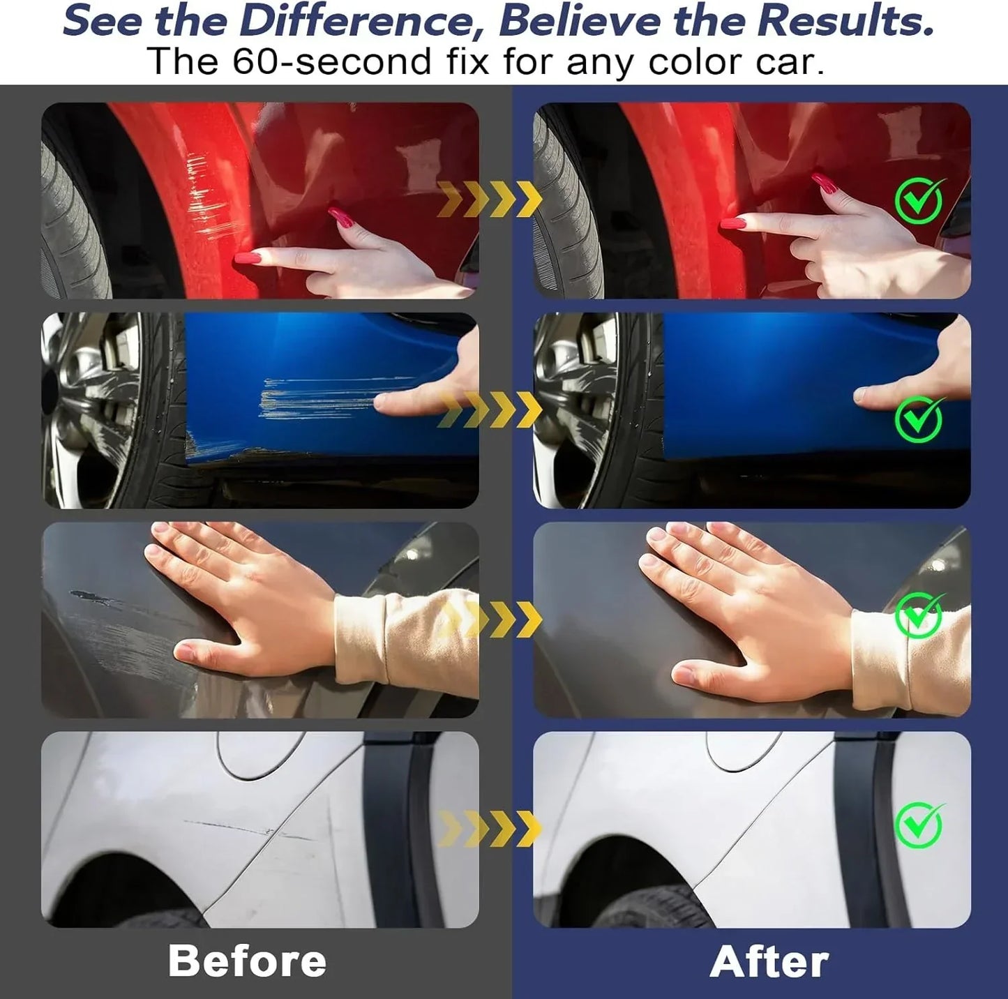 💸Instant Auto Scratch Eraser: Save Hundreds on Body Shop Repairs! (Works on All Colors)