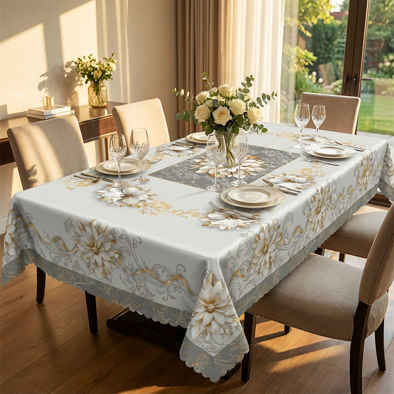 🎉140x180cm (55.1x70.9 inches) - For 4–6 seater long table