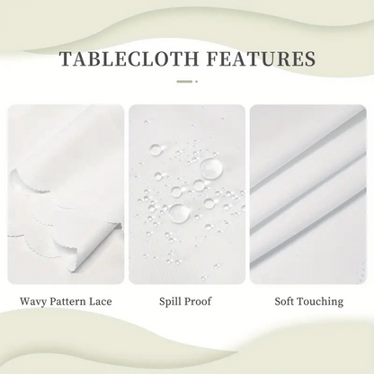 🔥Limited-time 50% off ⏳Anti-splash three-dimensional embossed/relief floral tablecloth