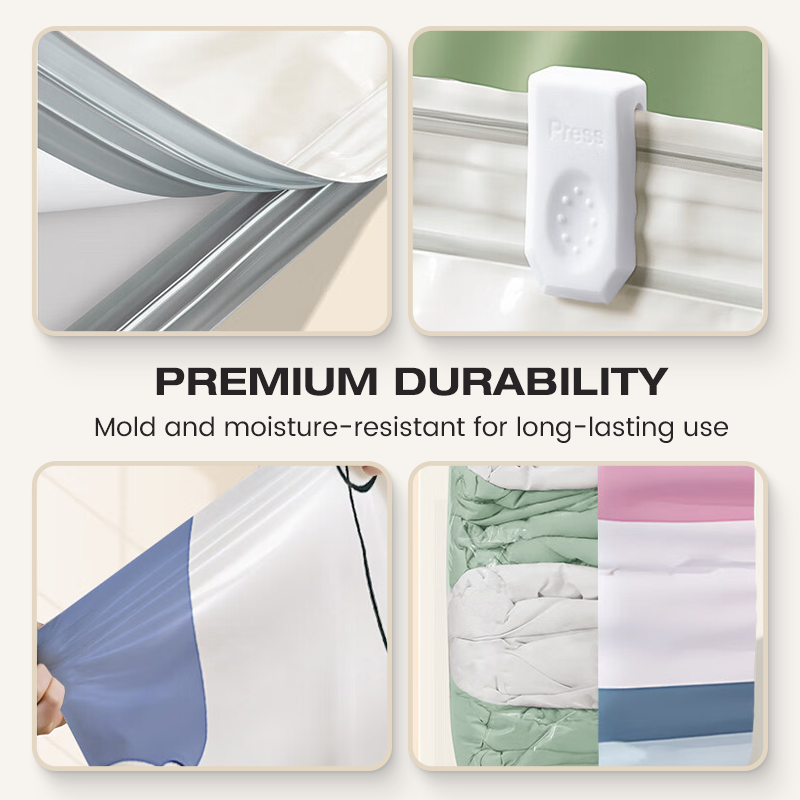 【BUY 2 GET 1 FREE】Instantly Free Up 80%+ Space: No-Pump Vacuum Compression Storage Bags 🌪️