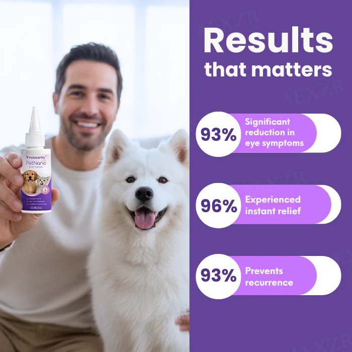 🔥 [Buy 2 Get 1 FREE] Pet Eye Drops - Tear Stain & Dry Eye Relief